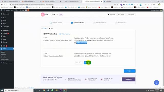 How to add free SSL to WordPress website | Installing free SSL on a WordPress website bangla смотреть онлайн