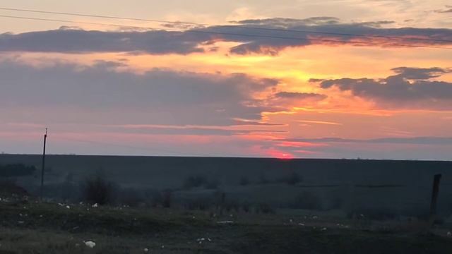 Закат солнца в Одесской области. смотреть онлайн
