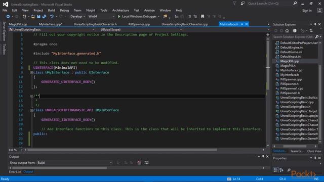 Intermediate Coding Concepts with Unreal Engine 4 : UInterface and Its Implementation | packtpub.co смотреть онлайн