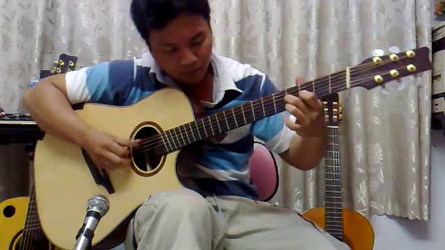 Come with me- fingerstyle -fan fret guitar смотреть онлайн