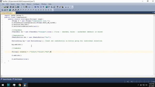 Java Advanced Tutorial 3 : GUI #3 - Components 2 смотреть онлайн