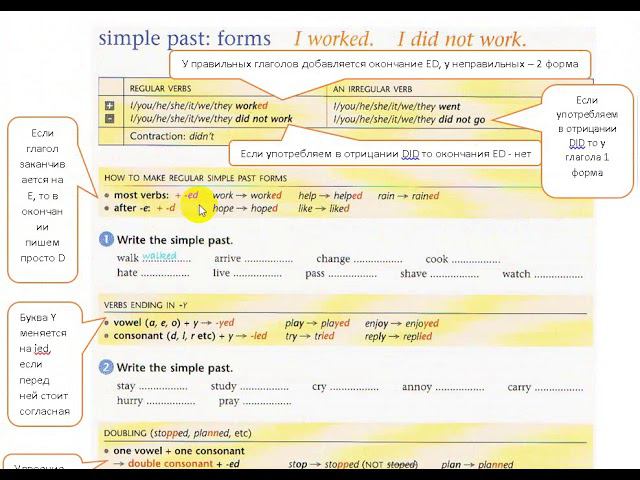 Past Simple смотреть онлайн