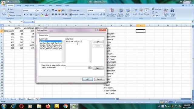 Cell Reference, Edit Custom List, Format Cell In Ms-Excel (2020) смотреть онлайн