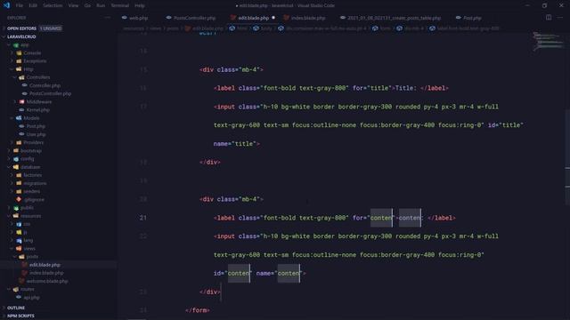Laravel 8 CRUD Tutorial For Beginners смотреть онлайн