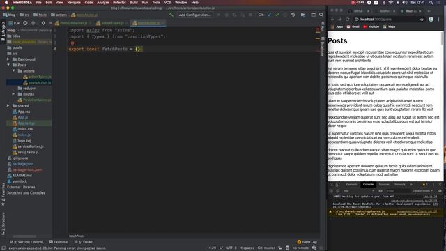 23 - پروژه وبلاگ ۱ - React Blog sample project смотреть онлайн
