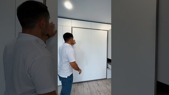 Двуспальная кровать трансформер. Полный обзор #шкафкровать #кроватьдвухспальная #кровать смотреть онлайн