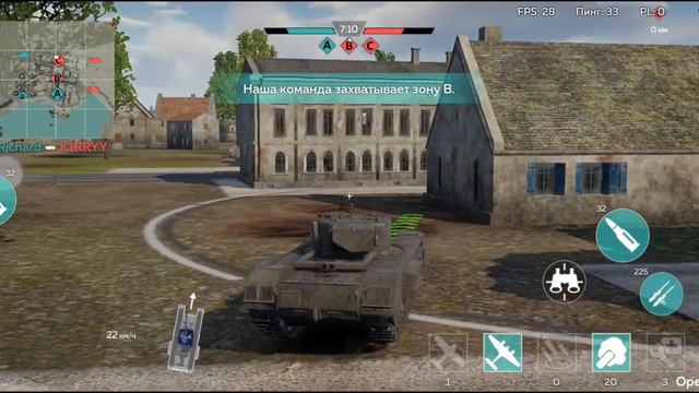 War Thunder mobile. Мощные бои на танках Великобритании. смотреть онлайн