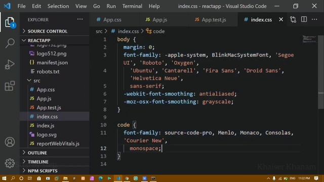 #4. Exploring File structure of our React app.. смотреть онлайн