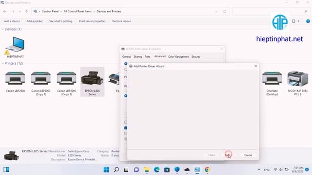 Hướng dẫn Download và Update Driver Máy in Epson L805 Windows 11 смотреть онлайн