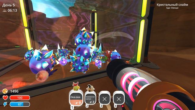 Slime Rancher #2 - Карьер индиго, кристальный побег.