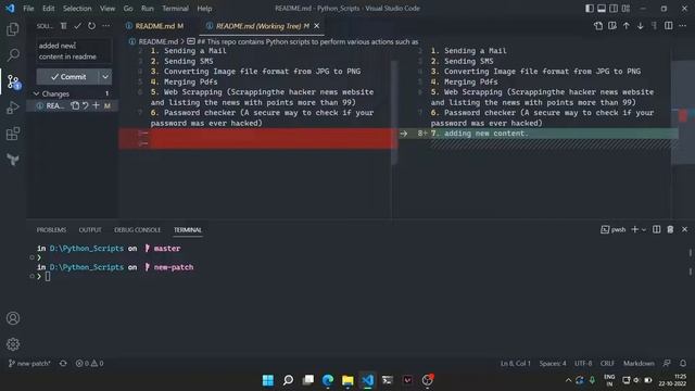 Use Git without commands in VS code смотреть онлайн