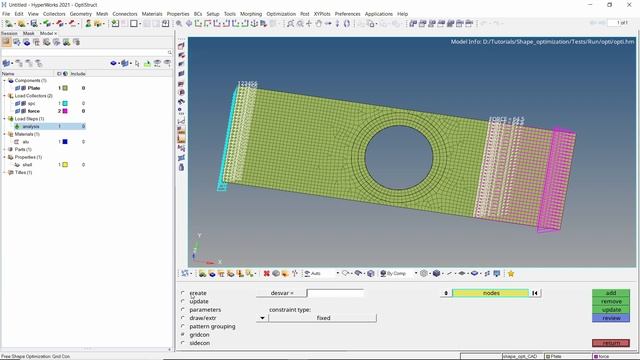 Free Shape Optimization using Hypermesh [Optistruct Tutorial] смотреть онлайн
