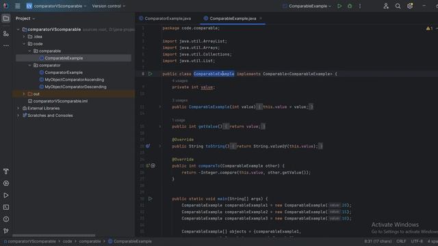 Comparable Interface vs Comparator Interface | Java Tutorial смотреть онлайн