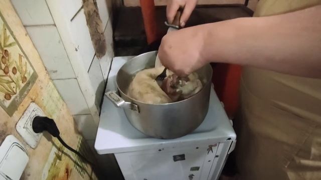 готовим требуху на сыроватке. Рецепт от Денисюнчика (день 2) смотреть онлайн