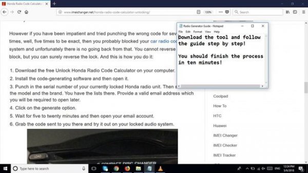 Honda Radio Code Calculator For Free Codes Unlocking