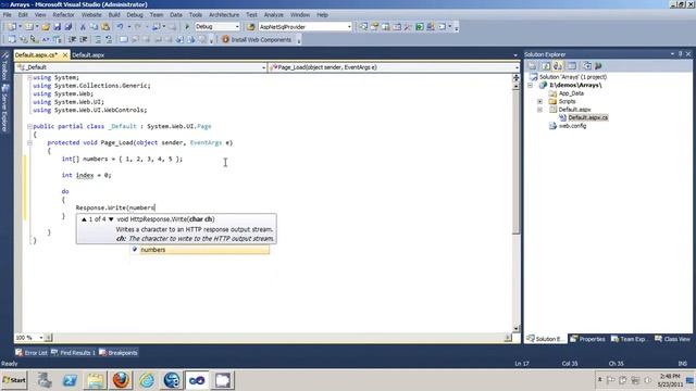 ASP.NET in Two Minutes or Less: Using the Do While Loop смотреть онлайн