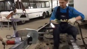 Клепаем раму на ГАЗель Next