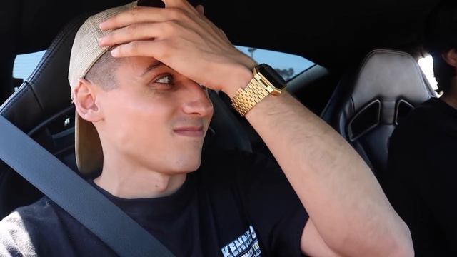 Full throttle first drive gets sideways in my 1200hp Shelby GT500! REACTION смотреть онлайн