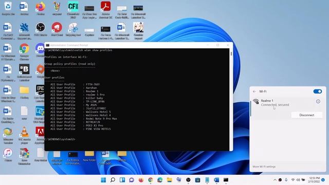 Fix CMD Command To Show WIFI Password Is Not Working There Is No Such Wireless Interface On System смотреть онлайн