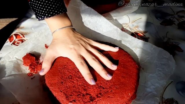 Торт Красный бархат/Оригинал рецепт/Торт жасау/Казакша рецепт/ ZhM♡ смотреть онлайн