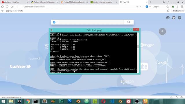 بناء تطبيقات الديسكتوب بإستخدام بايثون -الجزء الأول :postgresql смотреть онлайн
