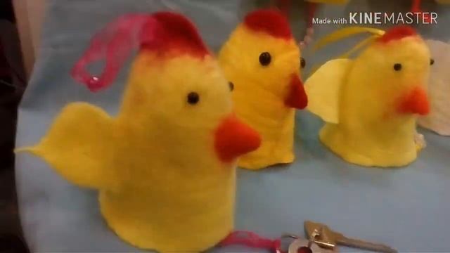 Делаем ключницу в форме цыпленка смотреть онлайн