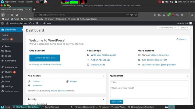 DOCKER vulnhub смотреть онлайн