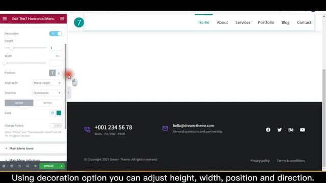 The7 Elementor Theme Tutorial #3 How to Change Header Elements смотреть онлайн