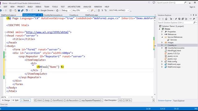 jQuery accordion using asp net repeater control смотреть онлайн