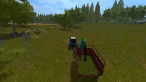 ВНУК ПОМОГ БАБУШКЕ ПОКОСИТЬ ТРАВЫ НА ЗИМУ! FARMING SIMULATOR 17