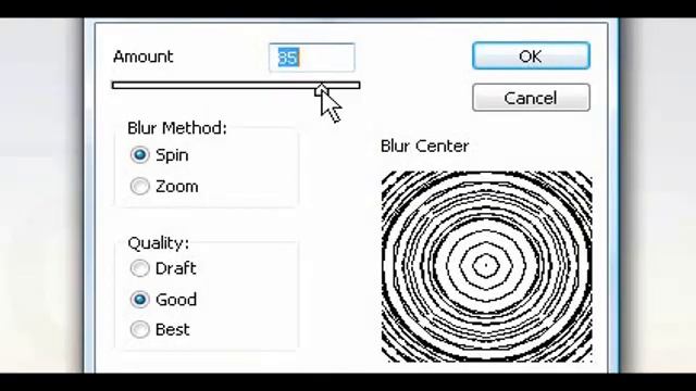 Photoshop Tutorial.Radial Blur смотреть онлайн