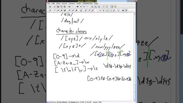 Character classes for regex смотреть онлайн