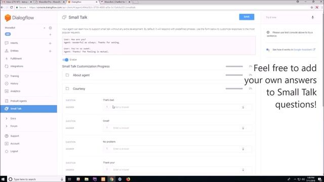 How to add artificial intelligence natural language processing (NLP) to WordPress chatbot WoowBot смотреть онлайн