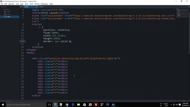 Bootstrap Tutorial 3: Introduction To Bootstrap Grids смотреть онлайн