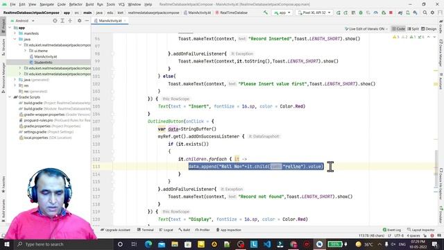 Jetpack Compose -3- Display Records from Realtime Database using Jetpack Compose | Dr Vipin Classes смотреть онлайн