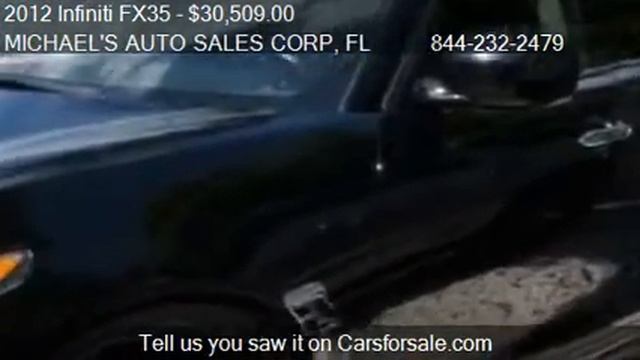 2012 Infiniti FX35 Base 4dr SUV for sale in Hollywood, FL 33 смотреть онлайн