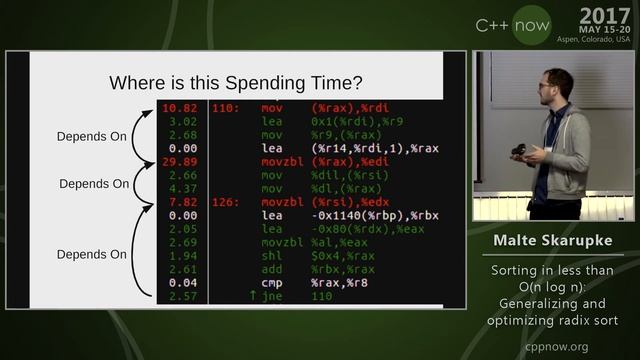 C++Now 2017: M. Skarupke “Sorting in less than O(n log n): Generalizing and optimizing radix sort" смотреть онлайн
