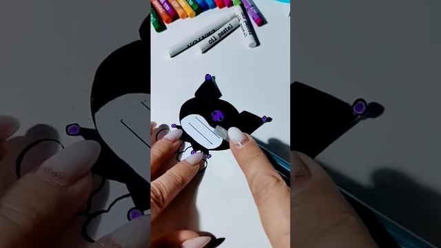Куроми //Kuromi Paper craft idea DIY// сделай сам ЛЕГКО#shorts смотреть онлайн