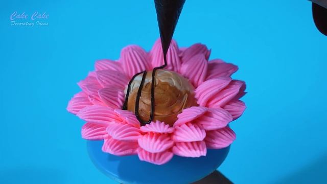 Amazing Chocolate Birthday Cake Decorating With 3 Strange Flowers смотреть онлайн
