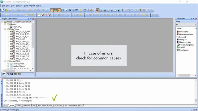 How to integrate ready-to-use function blocks into a PLC program with PC Worx 6 смотреть онлайн
