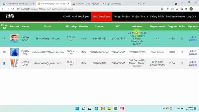Employee Management System - Free Download | смотреть онлайн