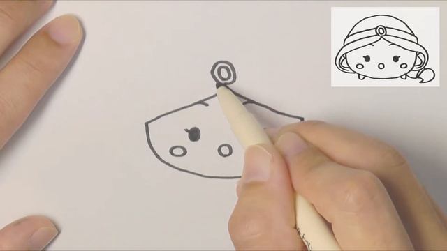 How to draw Jasmine | Disney Tsum Tsum смотреть онлайн