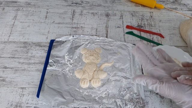 Символ 2022 года Тигр своими руками. Тигр из соленого теста. Магнит на холодильник. Легко и просто! смотреть онлайн