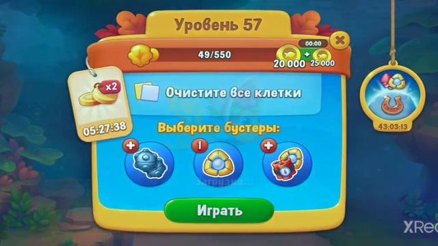 Приключения рыбки в аквариуме игра Fishdom #2 смотреть онлайн