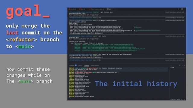 GIT SQUASH - HIDE the WIP commits NO-ONE wants to see ? смотреть онлайн
