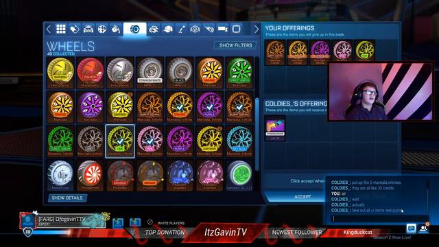 🔴*LIVE* Playing with Subs N viewers! | Rocket League Costoms | !discord смотреть онлайн