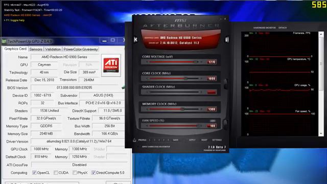 Amd 6950 2Gig Shaders Unlocked @ 1Ghz смотреть онлайн