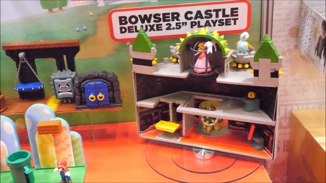 Super Mario Deluxe Bowser's Castle Playset | Can You Save Princess Peach?! смотреть онлайн