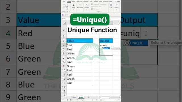 Find Unique Value in A Column | Excel Tips | Excel Formulas #excel #exceltips #tipsandtricks смотреть онлайн