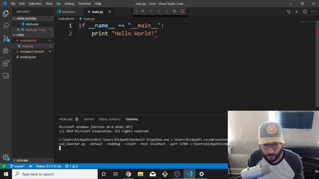 Python Tutorial Part 1 - Hello World смотреть онлайн